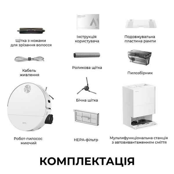 Робот-пилосос Mova S70 Roller Black - зображення 10