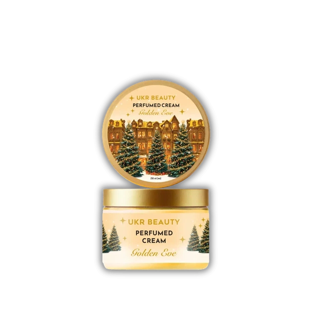 Новорічний набір для тіла UKR BEAUTY Golden Eve (Напередодні Різдва)- скраб, гель для душу, крем, міст - Фото 4 Новорічний набір для тіла UKR BEAUTY Golden Eve (Напередодні Різдва)- скраб, гель для душу, крем, міст - зображення 4