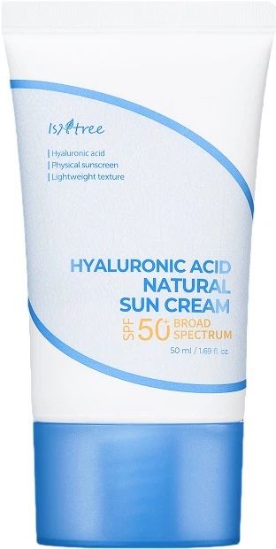 Солнцезащитный крем для лица Isntree Hyaluronic Acid Natural SPF50 50 мл (8809800941672) - Фото 1 Солнцезащитный крем для лица Isntree Hyaluronic Acid Natural SPF50 50 мл (8809800941672) - изображение 1