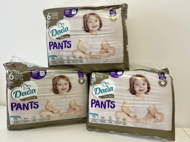 Подгузники-трусики детские Dada Extra Large 6 Junior Extra 16+ кг 38 шт х 3 пачки - Фото 2 Подгузники-трусики детские Dada Extra Large 6 Junior Extra 16+ кг 38 шт х 3 пачки - изображение 2