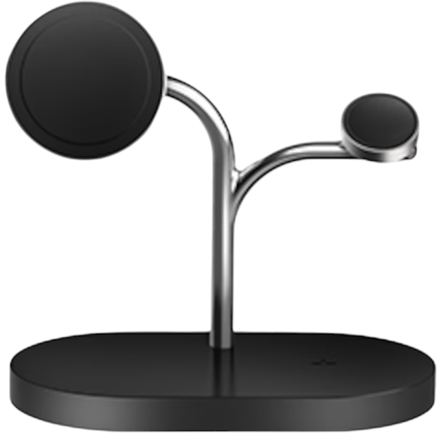 Bezprzewodowa stacja ładowania Samsung GP-PWU024WIABW Qi2 3-in-1 Wireless Charger 15W Czarna - Zdjęcie 6 Bezprzewodowa stacja ładowania Samsung GP-PWU024WIABW Qi2 3-in-1 Wireless Charger 15W Czarna - obraz 6