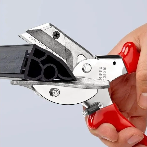 Obcinak uciosowy Knipex do profilów z tworzywa sztucznego i uszczelek z gumy (94 35 215) - obraz 11