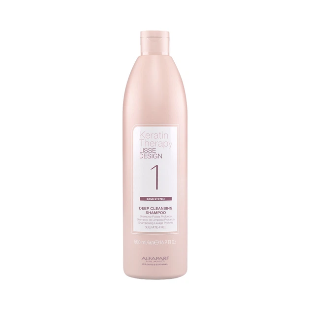 Шампунь глибокої очистки Keratin Therapy Lisse Design Alfaparf Milano 500 мл - Фото 1 Шампунь глибокої очистки Keratin Therapy Lisse Design Alfaparf Milano 500 мл - изображение 1