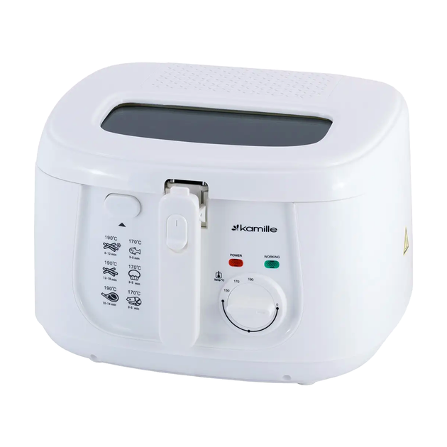 Фритюрница 1800 Вт 2 5 л для кухни Kamille MC-3157 - изображение 2