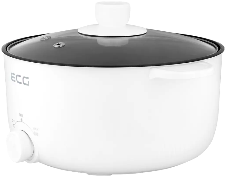 Электрокастрюля 3 л 900 Вт для кухни белая ECG MC-0958 - изображение 2