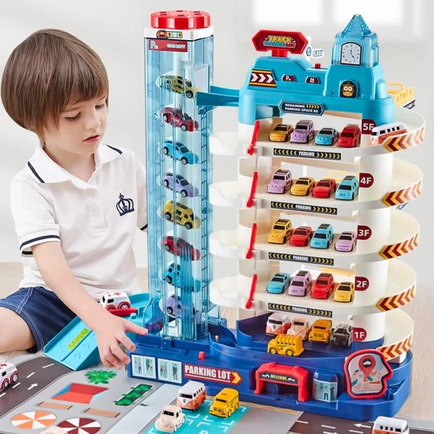 Игрушка AoZhiJia автомобильная парковка и башня для детей 3-6 лет подарочная - изображение 4