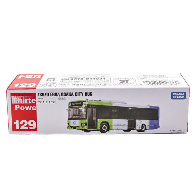 TAKARA TOMY, Детская модель автомобиля из сплава, удлиненная версия № 129, Осакский городской автобус, модель № 228660 - изображение 4