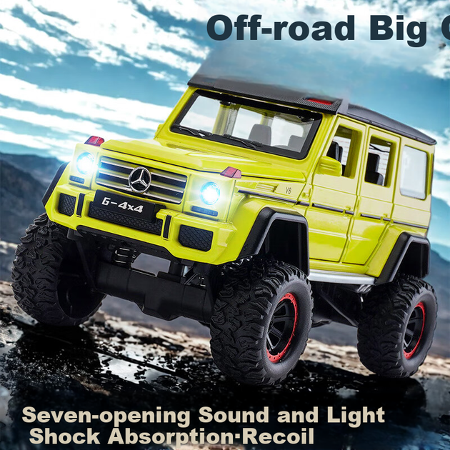 Модель автомобиля Chiyu Toys G500 внедорожник из сплава, игрушка - изображение 2