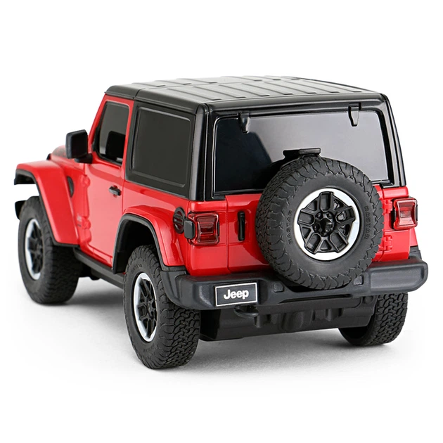 Машинка Rastar 79500 радиоуправляемая Jeep Wrangler масштаб 1:24, красная - Фото 4 Машинка Rastar 79500 радиоуправляемая Jeep Wrangler масштаб 1:24, красная - изображение 4