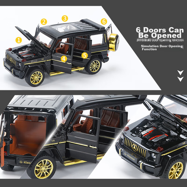 Модель Cawndilla Mercedes-Benz G из сплава инерционная - изображение 6