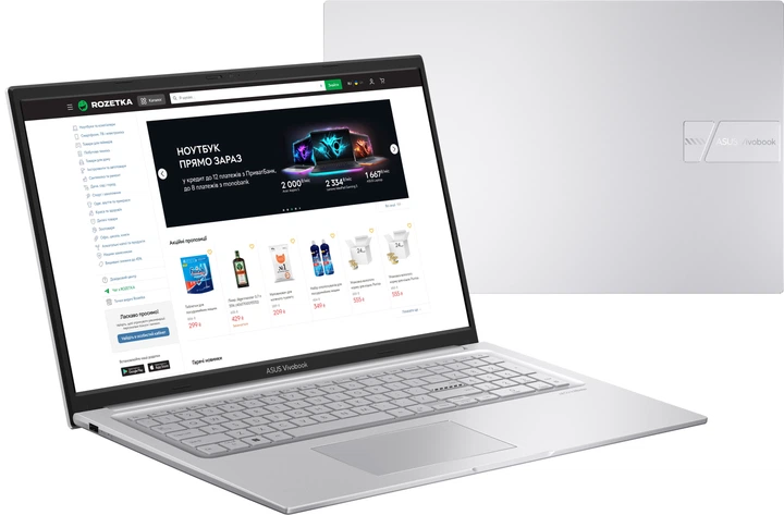 Ноутбук ASUS VivoBook 17 X1704VA (17.3 FHD/i5-120U/16/512Gb/Windows 11) - Фото 6 Ноутбук ASUS VivoBook 17 X1704VA (17.3 FHD/i5-120U/16/512Gb/Windows 11) - изображение 6