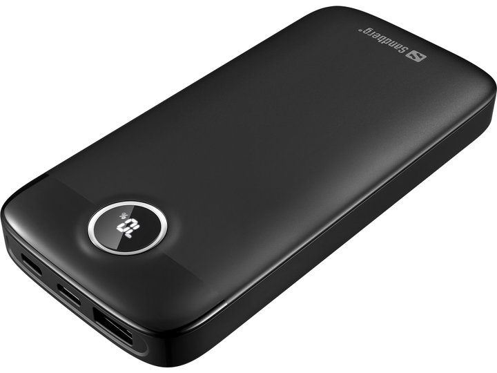 Powerbank Sandberg SemiSolidState 10000mAh Black (5705730421488) - Zdjęcie 1 Powerbank Sandberg SemiSolidState 10000mAh Black (5705730421488) - obraz 1