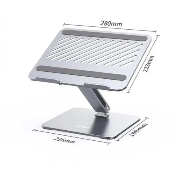 Подставка для ноутбука UGREEN LP339 Adjustable Laptop Stand Silver - Фото 2 Подставка для ноутбука UGREEN LP339 Adjustable Laptop Stand Silver - изображение 2