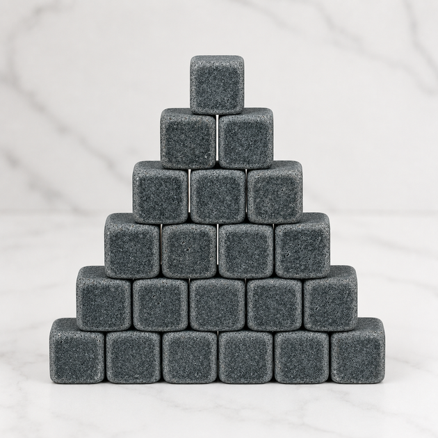 Подарунковий набір каменів для віскі Ice Diamonds Standart 9 шт з щипцями та мішечком у подарунковій коробці - Фото 7 Подарунковий набір каменів для віскі Ice Diamonds Standart 9 шт з щипцями та мішечком у подарунковій коробці - изображение 7