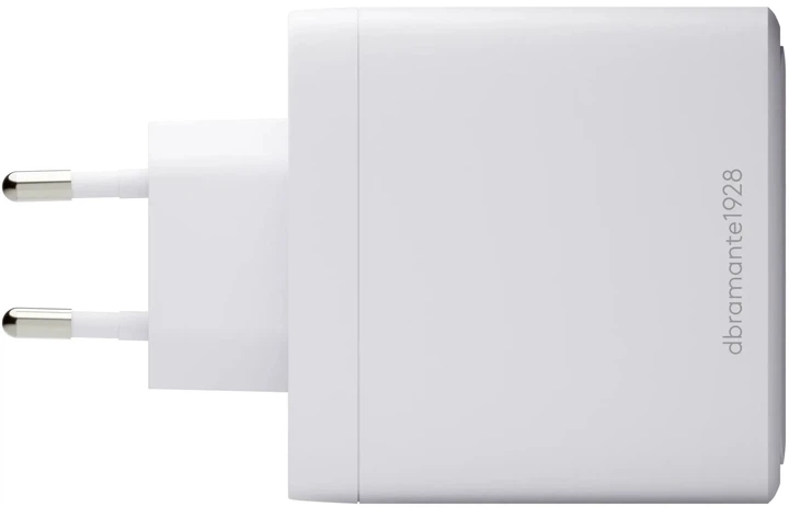 Ładowarka Dbramante1928 re-charge IT 2xUSB-C + USB-A 100W GaN White (CI10EUBL7233) - Zdjęcie 4 Ładowarka Dbramante1928 re-charge IT 2xUSB-C + USB-A 100W GaN White (CI10EUBL7233) - obraz 4