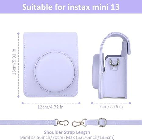 Чехол для Fujifilm Instax Mini 13 Case Dreamy Purple фиолетовый, чехол совместим с камерами Mini 13/12/11/9 (без фотоаппарата) модель 2026 - Фото 3 Чехол для Fujifilm Instax Mini 13 Case Dreamy Purple фиолетовый, чехол совместим с камерами Mini 13/12/11/9 (без фотоаппарата) модель 2026 - изображение 3