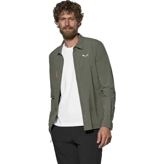 Сорочка Salewa Puez L/S Shirt Mns 5A50 L (100086945) - Фото 3 Сорочка Salewa Puez L/S Shirt Mns 5A50 L (100086945) - изображение 3