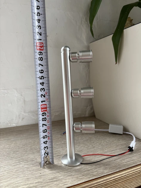 Светодиодный светильник для освещения ювелирных витрин 3*1 W. LED освещение.4000К - изображение 4