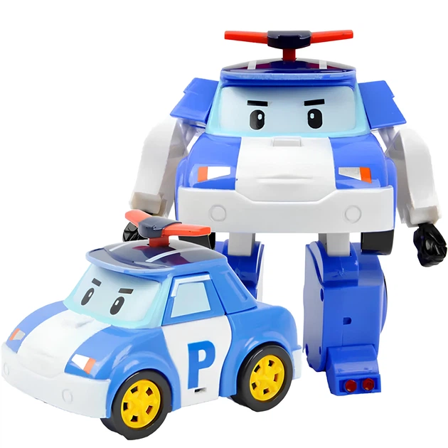 Набір фігурок Робокар Полі 4 шт, машинки-трансформери Robocar Poli - зображення 3