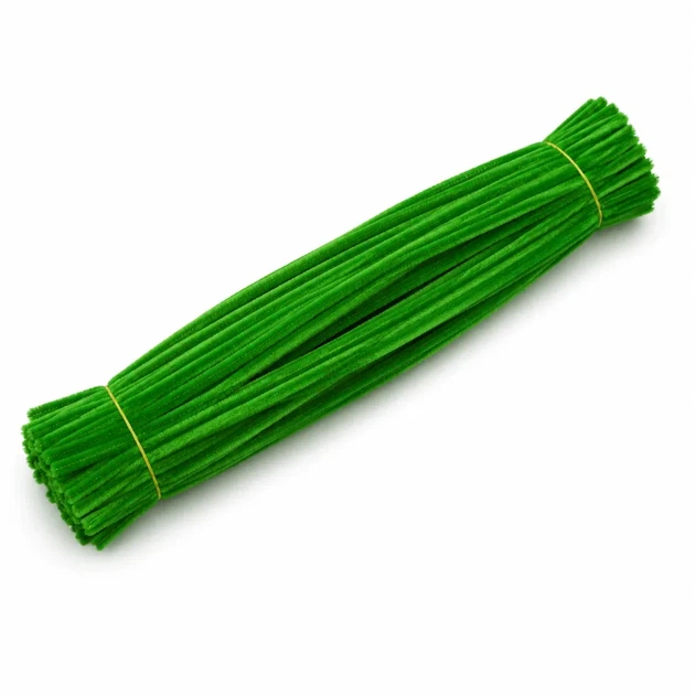 Синельний дріт 100шт зелений 27 см (СП/green/06) - Фото 1 Синельний дріт 100шт зелений 27 см (СП/green/06) - изображение 1