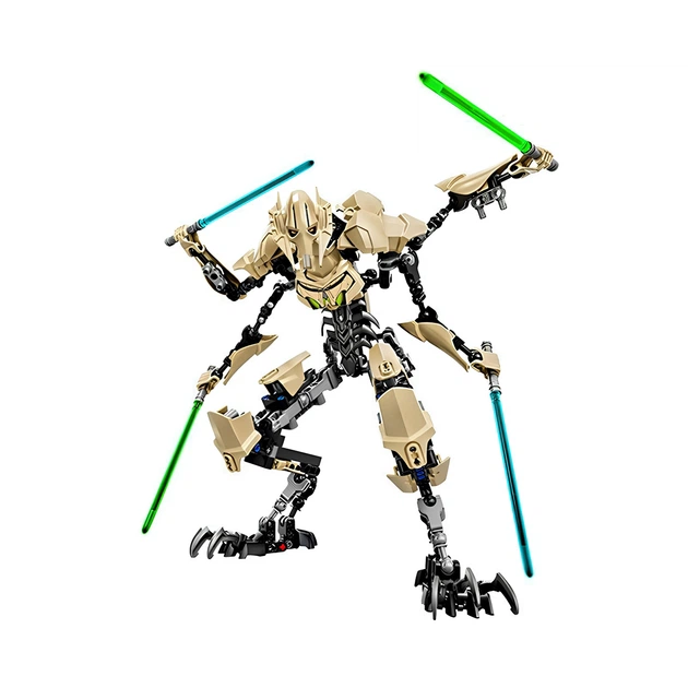 Конструктор General Grievous Star Wars 186 деталей, фигурка 32 см с 4 световыми мечами - Фото 3 Конструктор General Grievous Star Wars 186 деталей, фигурка 32 см с 4 световыми мечами - изображение 3