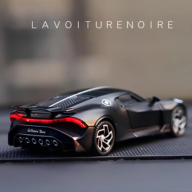 Модель автомобиля Bugatti La Voiture Noire. Металлическая инерционная машинка Бугатти 1:32 - Фото 6 Модель автомобиля Bugatti La Voiture Noire. Металлическая инерционная машинка Бугатти 1:32 - изображение 6