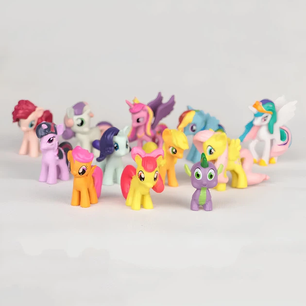 Набір фігурок Мій Маленький Поні. My Little Pony 12 шт - зображення 3