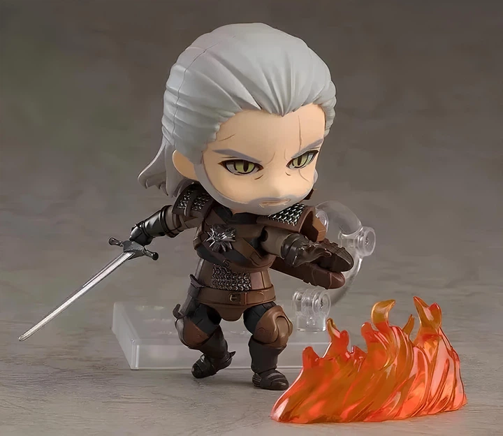 Подвижная фигурка Геральт, статуэтка Geralt Nendoroid 10см. Фигурка Witcher 3 - Фото 3 Подвижная фигурка Геральт, статуэтка Geralt Nendoroid 10см. Фигурка Witcher 3 - изображение 3