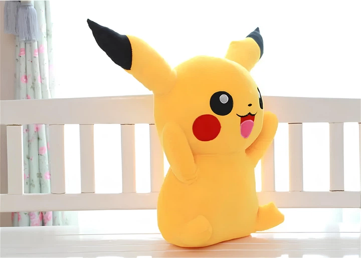 Плюшевый Пикачу Pikachu, мягкие игрушки, плюшевая игрушка пикачу Pokemon 50см - изображение 4