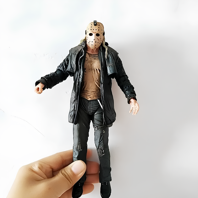 Фигурка Jason Voorhees Friday the 13th 18 см, более 25 точек артикуляции, аксессуары, коробка - изображение 3