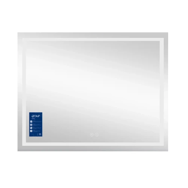 Дзеркало для ванної кімнати Qtap Mideya MI1 800x1200 прямокутне, з фронтальною LED-підствідкою ( QT2078F12080) - зображення 3