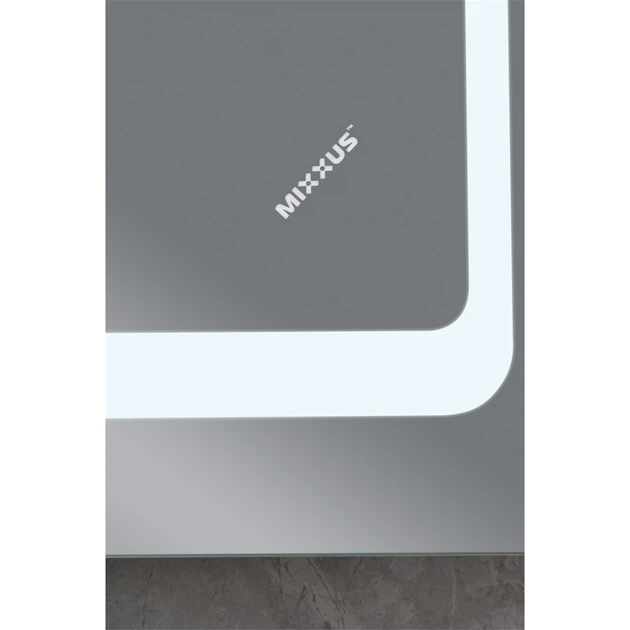 Дзеркало для ванної кімнати Mixxus Twee MR09-50x80-REVERSE 500x800 прямокутне, з LED-підсвічуванням та антизапотіванням (MI6930) - зображення 7