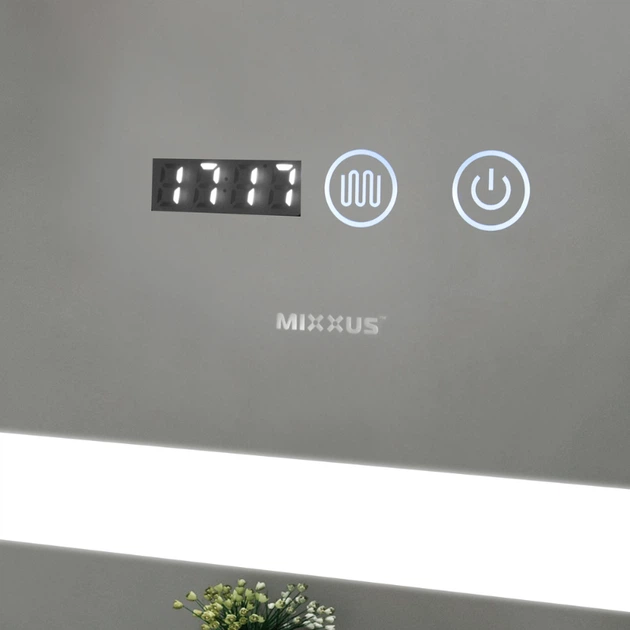 Дзеркало для ванної кімнати Mixxus LIGHT MR01 700x900 прямокутне, з LED-підсвічуванням Touch (MI5999) - зображення 11