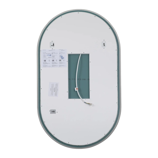 Дзеркало для ванної кімнати Aqua Rodos Solar 1000x600 овальне, з сенсорним керуванням (АР000092637) - зображення 4
