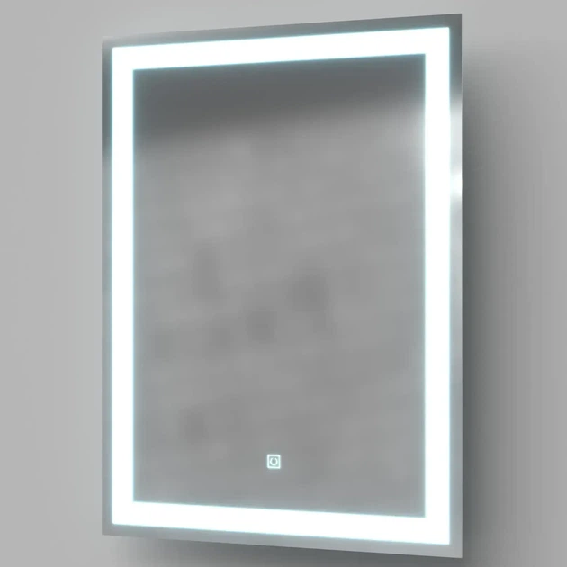 Дзеркало для ванної кімнати Van Mebles LED 3 800x1000 прямокутне, з фронтальною LED-підствідкою - зображення 2