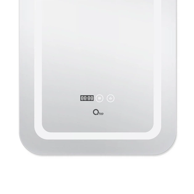 Дзеркало для ванної кімнати Qtap Mideya 500x800 DC-F911 з LED-підсвічуванням та антизапотіванням (QT2078F911W) - зображення 4