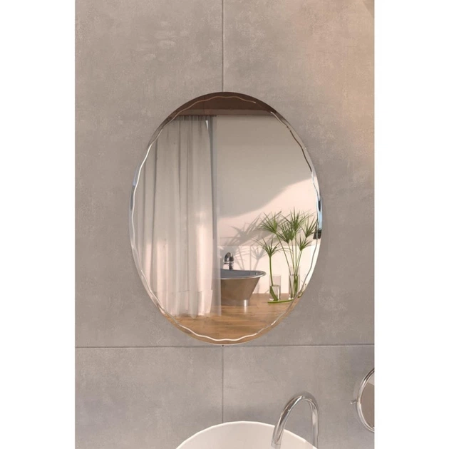 Зеркало для ванной комнаты Lidz Latwa 575x425 овальное (LD78LA4257) - изображение 2