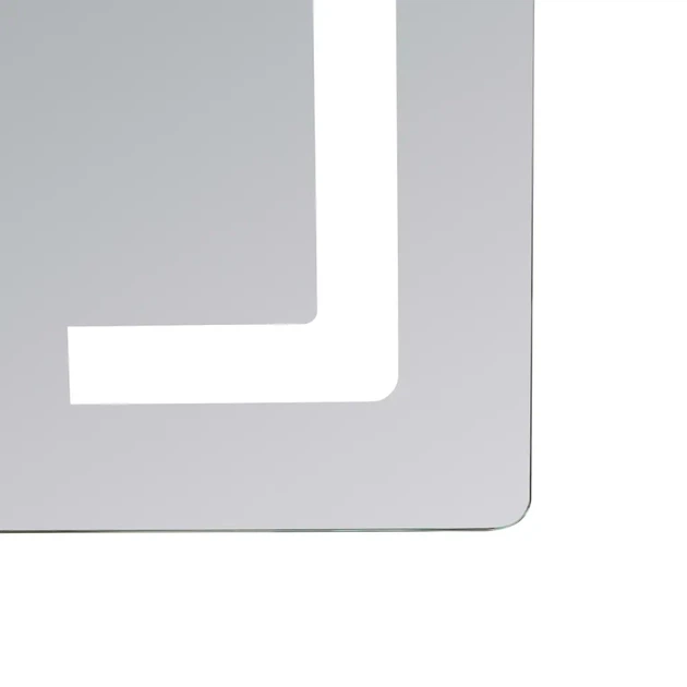 Зеркало для ванной комнаты Lidz Kubis KU2 800x500 прямоугольное, с фронтальной LED-подсветкой (LD78LF936508048448) - изображение 10