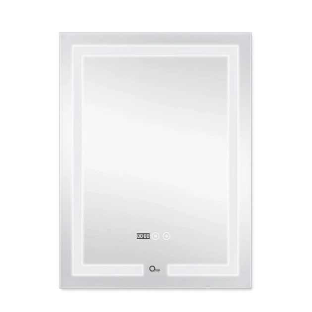 Дзеркало для ванної кімнати Qtap Mideya 600x800 DC-F937 з LED-підсвічуванням та антизапотіванням (QT2078F937W) - зображення 3