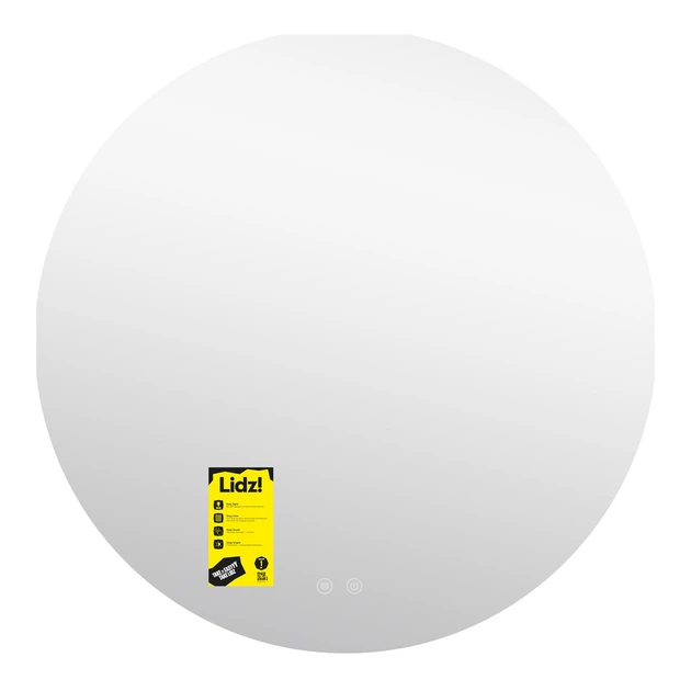 Дзеркало для ванної кімнати Lidz Astra 800x800 кругле, з LED-підсвічуванням та антизапотіванням (LDASR80049290) - зображення 3