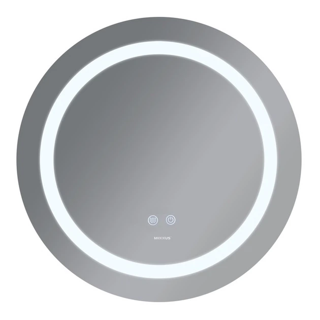 Дзеркало для ванної кімнати Mixxus Plain MC03-60 600x600 кругле, з LED-підсвічуванням та антизапотіванням (MI6662) - зображення 3