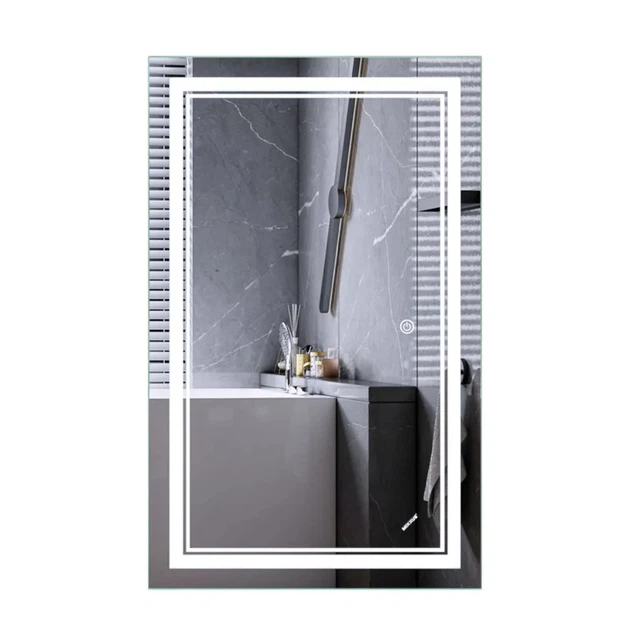 Зеркало для ванной комнаты Mixxus Premium QUADRO 800x500 прямоугольное, с LED-подсветкой (MP6620) - Фото 1 Зеркало для ванной комнаты Mixxus Premium QUADRO 800x500 прямоугольное, с LED-подсветкой (MP6620) - изображение 1