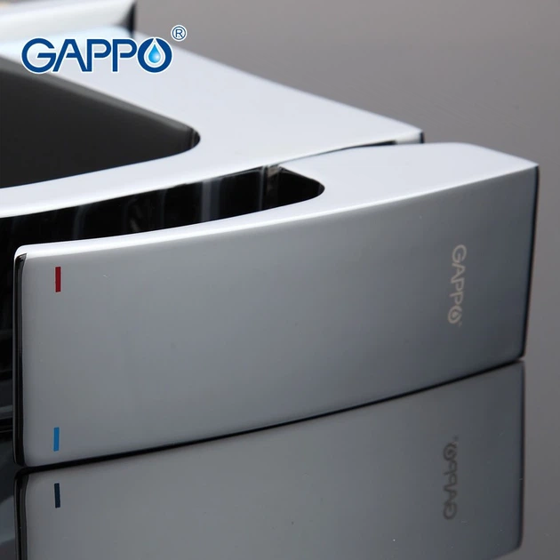 Смеситель для умывальника Gappo G1007-1 однорычажный, хром - изображение 4