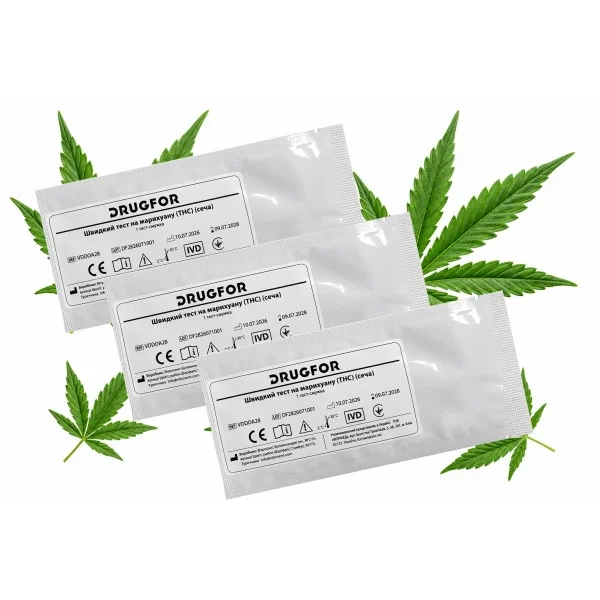 Тест на марихуану/каннабиноиды (THC) в моче DRUGFOR - изображение 4