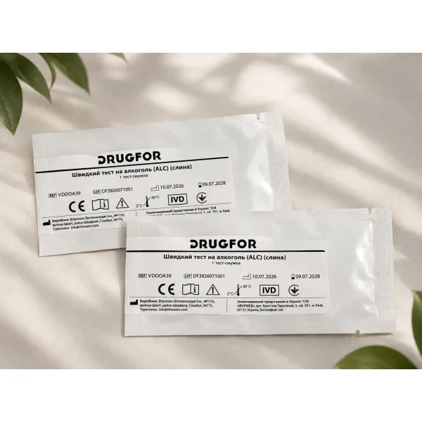 Tест на алкоголь ALC- в слюне DRUGFOR - изображение 3