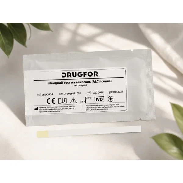 Tест на алкоголь ALC- в слюне DRUGFOR - изображение 4