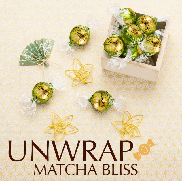 Шоколадные конфеты Lindt Lindor White Chocolate Matcha Truffles 137г - изображение 7