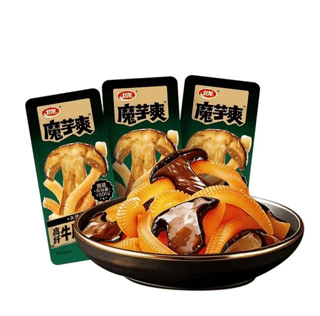 Снек Weilong Konjac Snack с белыми грибами 18г - изображение 4