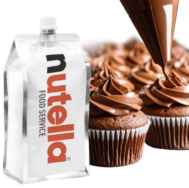 Шоколадно-горіхова паста Ferrero Nutella Food Service Cartridge 1кг - зображення 4