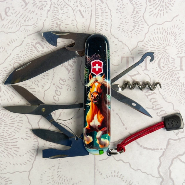 Нож Victorinox Climber Zodiac Конь Leafy Green (1049-Vx13703.3_Z5300pk) - изображение 7